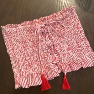 American Eagle Outfitters tube top.
